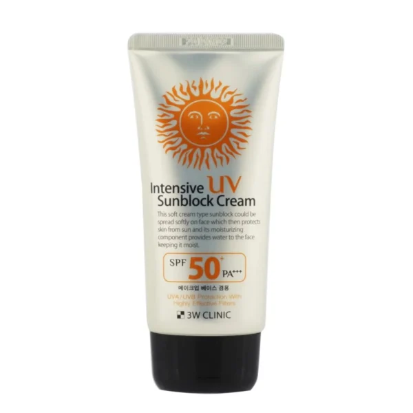 3W Clinic Intensive UV Sunblock Cream SPF 50+ PA+++ 70 ml