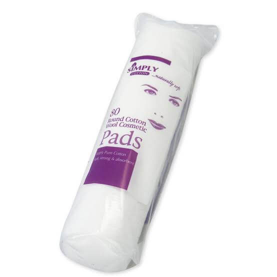 Simply Cotton Round Cosmetic Cotton Pads