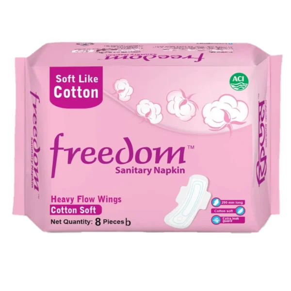 FREEDOM Sanitary Napkin (Cotton Soft) - 8Pcs/Packet