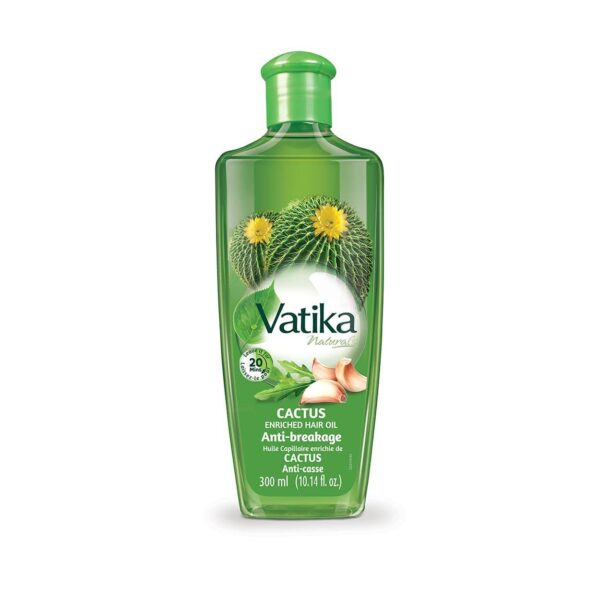Dabur Vatika Naturals Cactus Enriched Hair Oil With Vitamin A.E.F 300ml