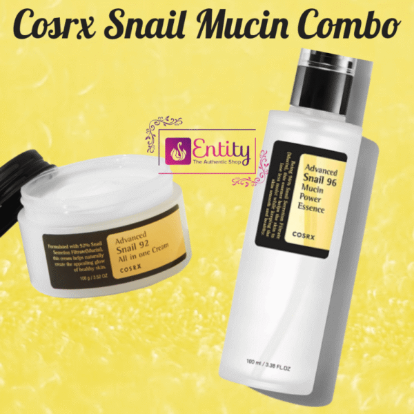 COSRX SNAIL COMBO (92 All In One Cream 50G + 96 Mucin Essence 30ML)