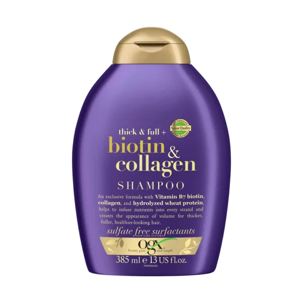 OGX Thick & Full + Biotin & Collagen Shampoo - 385ml