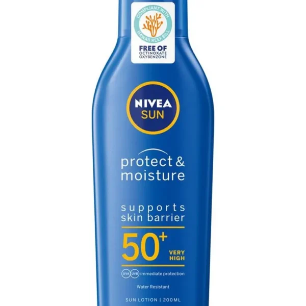 NIVEA Sun Protect & Moisture Suncream Lotion SPF 50+ - 200ml