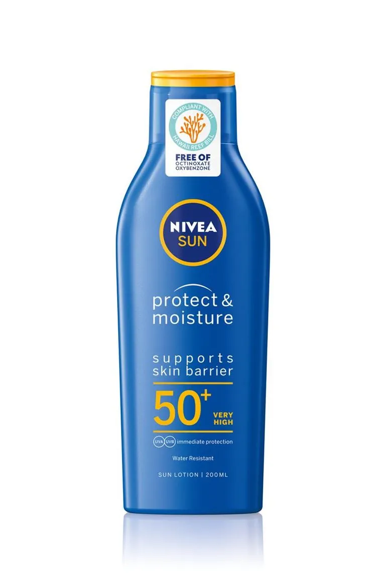 NIVEA Sun Protect & Moisture Suncream Lotion SPF 50+ - 200ml