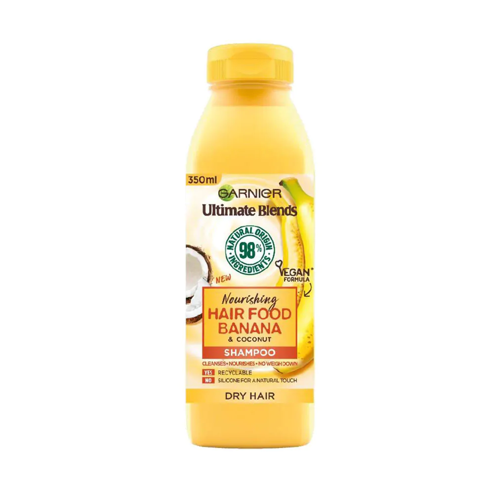 Garnier Ultimate Blends Hair Food Banana Shampoo (350ml) Garnier Ultimate Blends Hair Food Banana Shampoo (350ml)