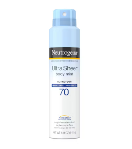 Neutrogena Ultra Sheer Lightweight Sunscreen Spray SPF 70+