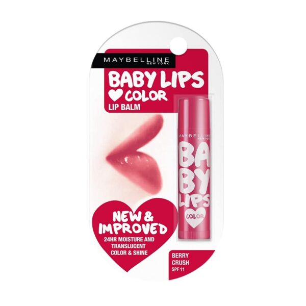 Maybelline New York Lip Balm With SPF, Berry Crush 4g