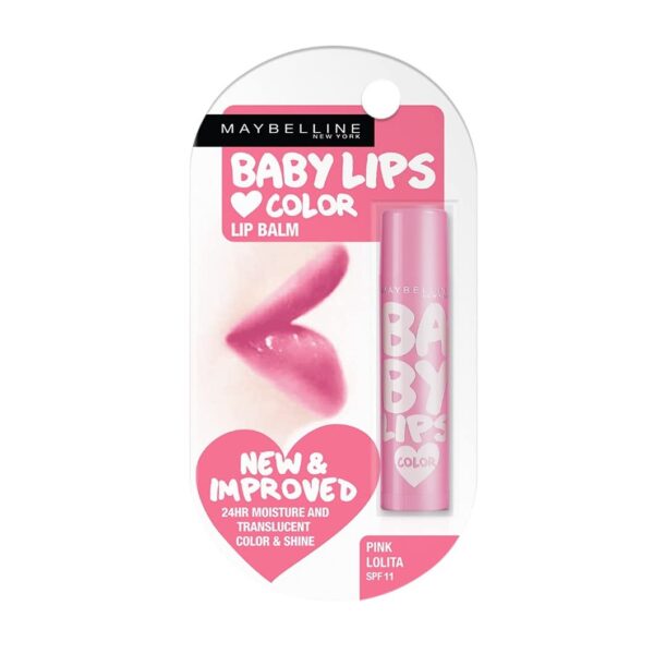 Maybelline New York Lip Balm With SPF Pink Lolita, 4g