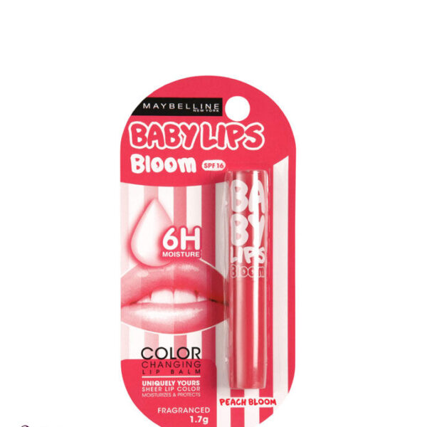Maybelline Baby Lips Color Changing Lip Balm SPF 16, Peach Bloom