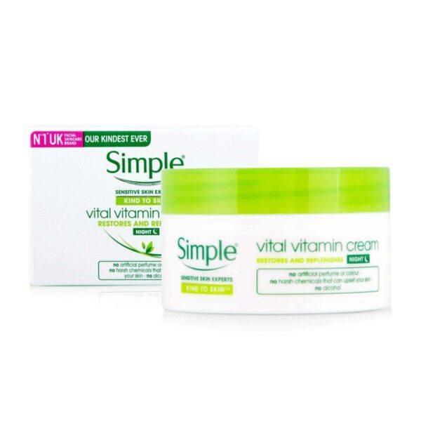 Simple Kind To Skin Vital Vitamin night Cream (50ml)