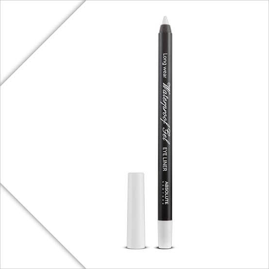 Absolute New York Waterproof Gel Eye Liner White Kajal
