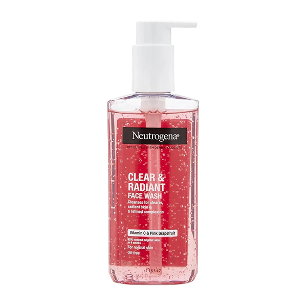 Neutrogena Clear & Radiant Face Wash with Vitamin C & Pink Grapefruit 200ml