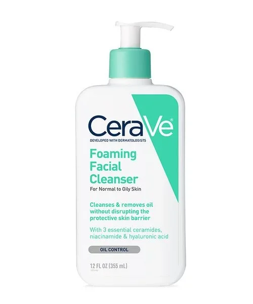 CeraVe Foaming Facial Cleanser For Normal To Oily Skin