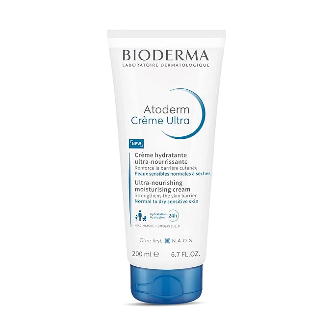 51P6YwGKWYL._SX679_ BIODERMA Atoderm Creme Ultra-Nourishing Moisturising Cream For Normal To Dry Sensitive Skin 200ml - Image 1