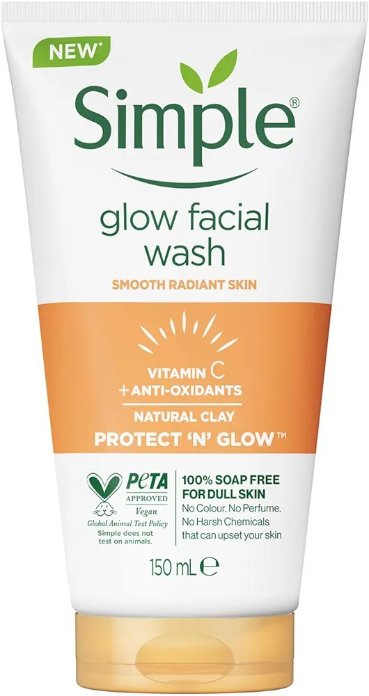 61+XM9n7JTL._AC_UF894,1000_QL80_FMwebp_ Simple Protect 'N' Glow Facial wash 150ml - Image 1