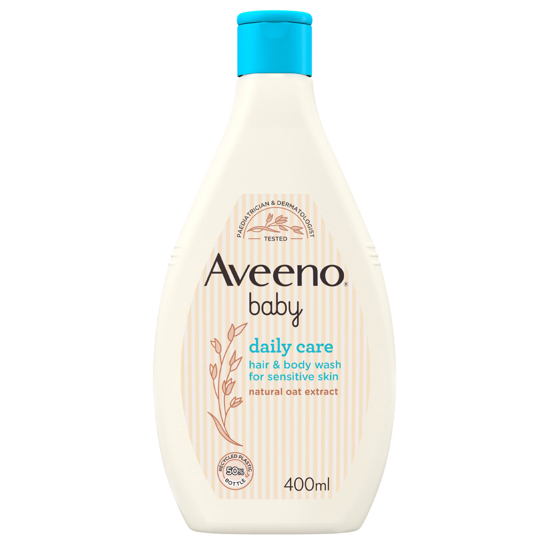 9014195-aveeno-baby-hair-and-body-wash-400ml-pi-01 Aveeno Baby Daily Care Hair & Body Wash 400ml - Image 1