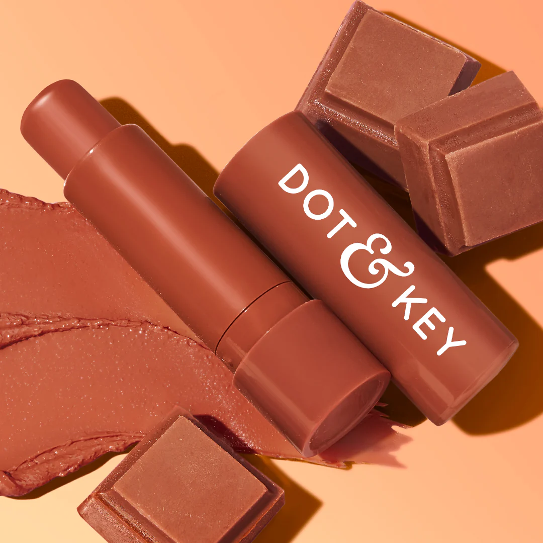 1-Cocoa-Chapsticks (1) Dot & Key Barrier Repair Hydrating Lip Balm SPF50 -Cocoa Nude - Image 1
