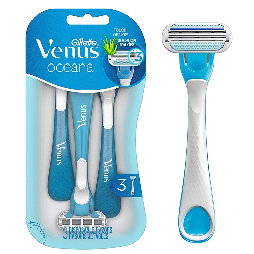 Gillette Venus Oceana Women’s Disposable Razors- 3pcs