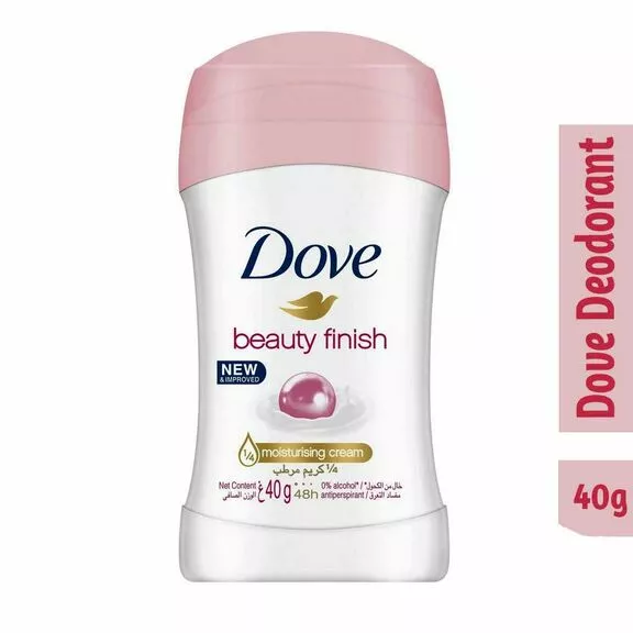 Dove-Beauty-Finish-Antiperspirant-Stick-40g Dove Beauty Finish Antiperspirant Stick 40g - Image 1