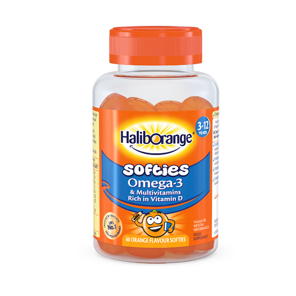 Haliborange-Omega-3-Multivitamin-Softies-Orange-x60 Haliborange Omega-3 & Multivitamin Softies Orange x60 - Image 1