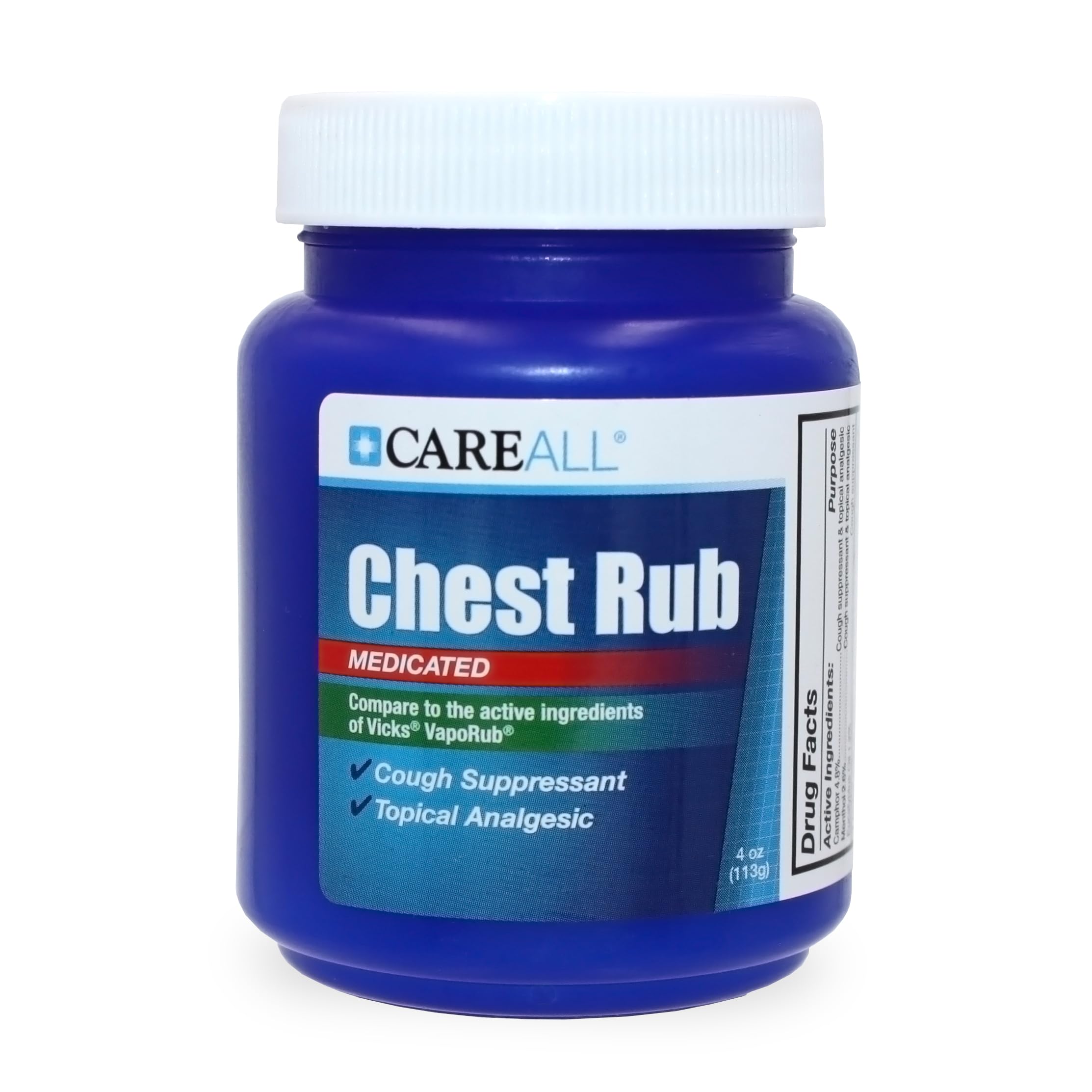 Version 1.0.0 CareAll Medicated Chest Rub -113g - Image 1