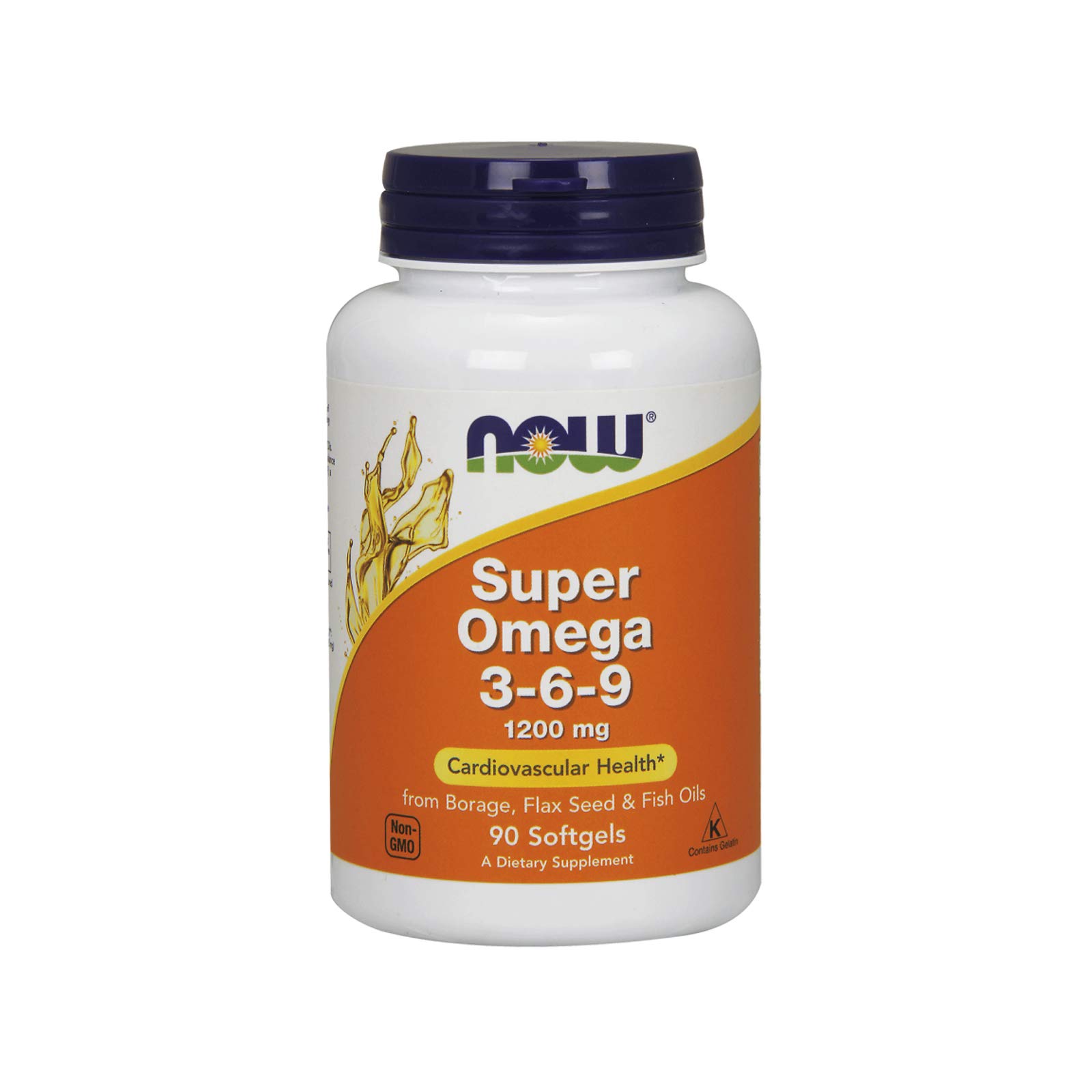 Version 1.0.0 NOW Foods Super Omega 3-6-9 1200 mg 90 Softgels - Image 1