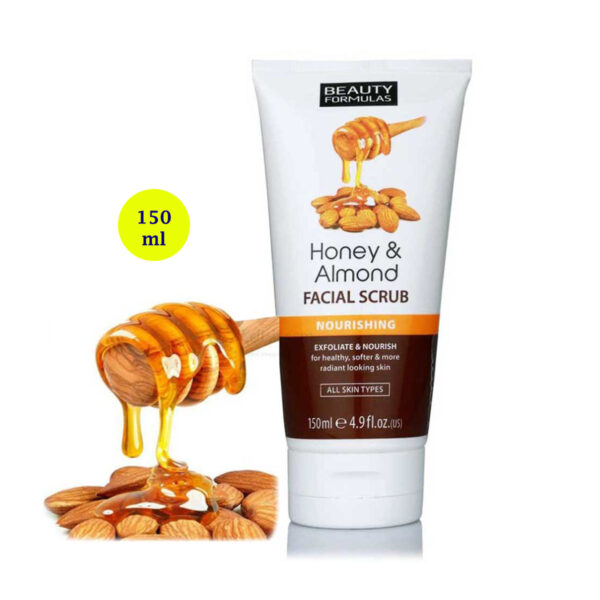 Beauty Formulas Honey & Almond Facial Scrub 150ml