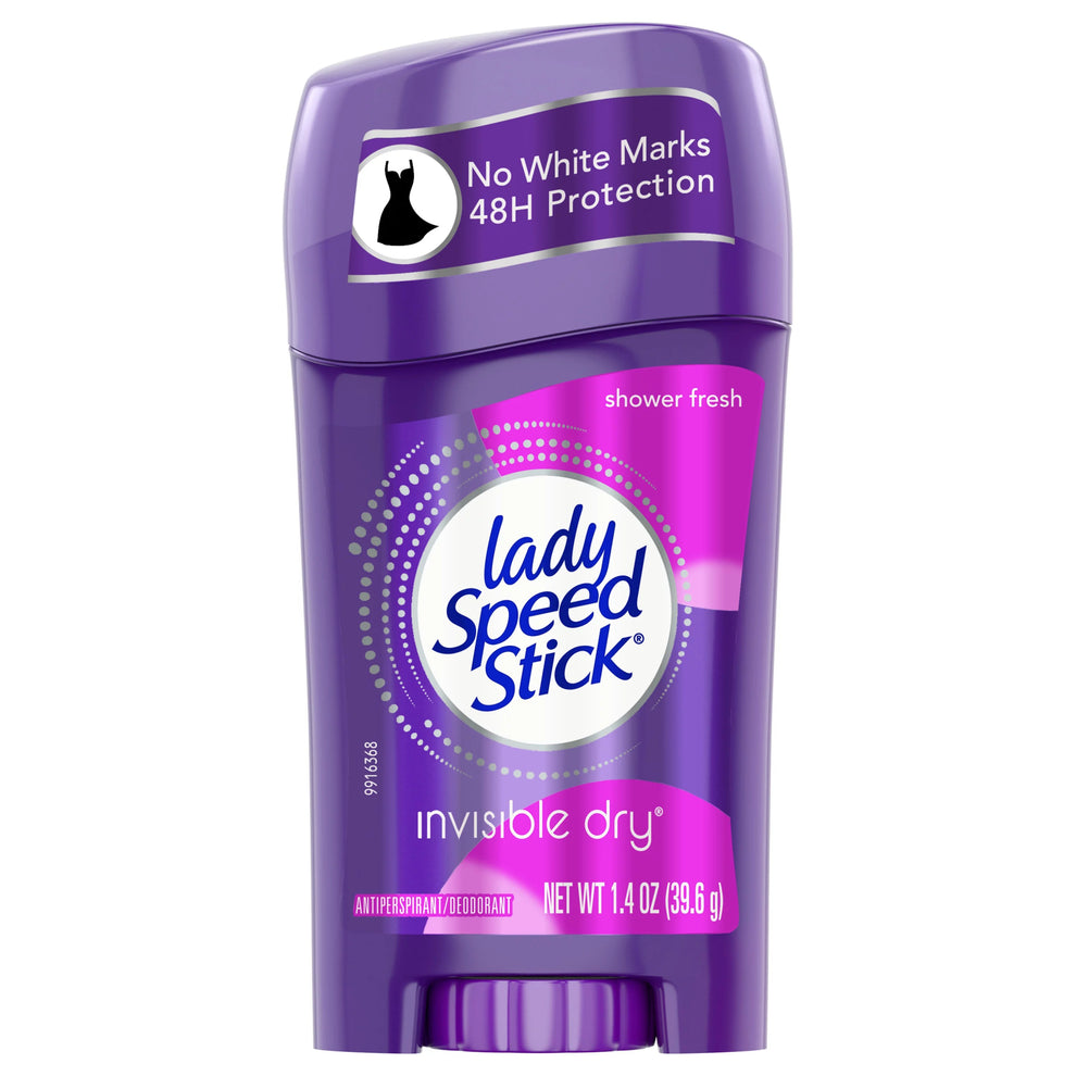 LadySpeedStickInvisibleAntiperspirantDeodorant-ShowerFresh65gP1 Lady Speed Stick - Shower Fresh -39.6g - Image 1