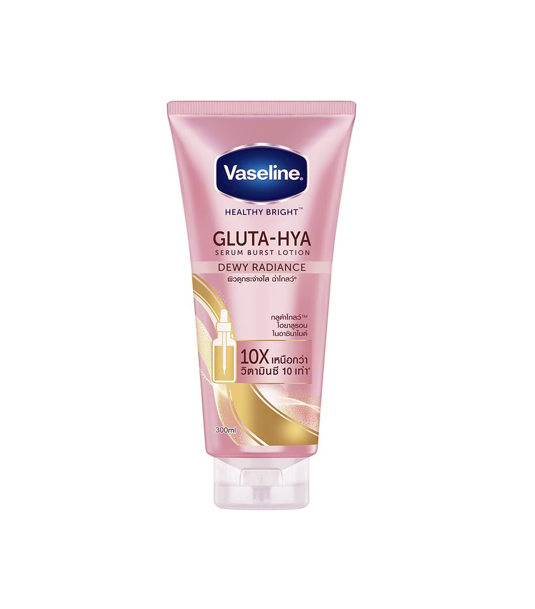 eiIJt8OfLxpsJLuvWVQdwv0p0C8wwBDLESrJ8SO9 Vaseline Healthy Bright Gluta-Hya Serum Burst Lotion Dewy Radiance 300ml - Image 1