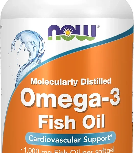 Now Omega-3 Fish Oil (1,000 mg) – 200 softgels